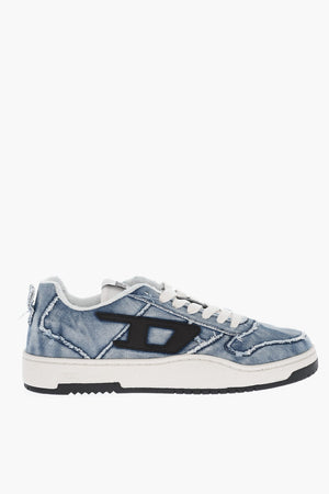 Low-Top-Sneaker S-UKIYO V2 aus Denim mit kontrastierendem Logo
