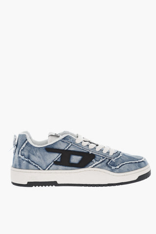 Low-Top-Sneaker S-UKIYO V2 aus Denim mit kontrastierendem Logo