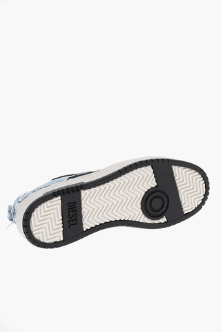 Low-Top-Sneaker S-UKIYO V2 aus Denim mit kontrastierendem Logo