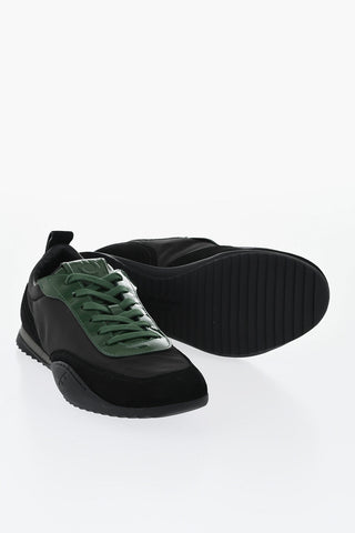 Sneakers in Nylon DETROIT con Dettaglio in Vernice