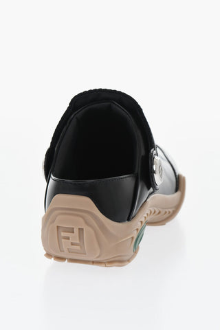Mules Aus Gebürstetem Leder Mit Gummisohle