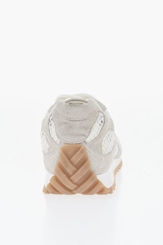 Suede Sneakers ORBIT with Mesh Inserts