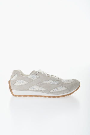 Suede Sneakers ORBIT with Mesh Inserts