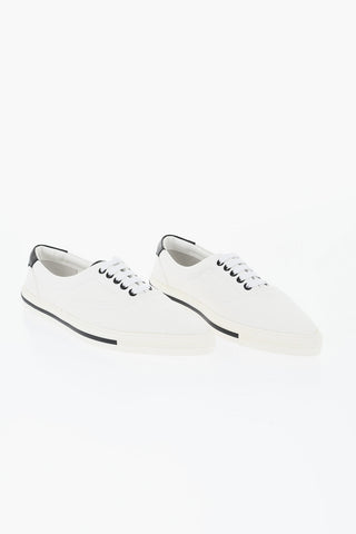 Fabric Sneakers With Pointed Toe Design