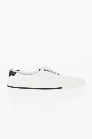 Fabric Sneakers With Pointed Toe Design