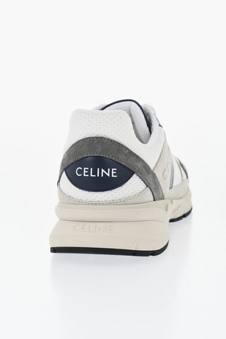 RUNNER Lace-Up Sneakers with Suede Inserts