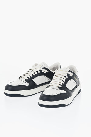 Ledersneaker AIR mit kontrastierenden Details