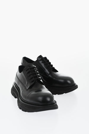 Leather Derby Shoes GAME with Rubber Sole