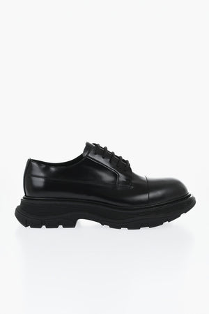 Leather Derby Shoes GAME with Rubber Sole