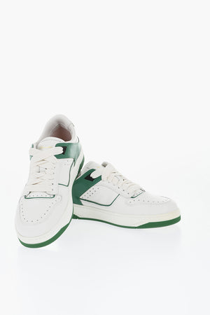 Leather Sneakers AIR With Contrast Details