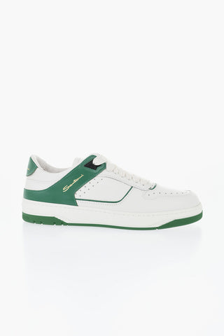 Leather Sneakers AIR With Contrast Details