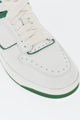 Leather Sneakers AIR With Contrast Details