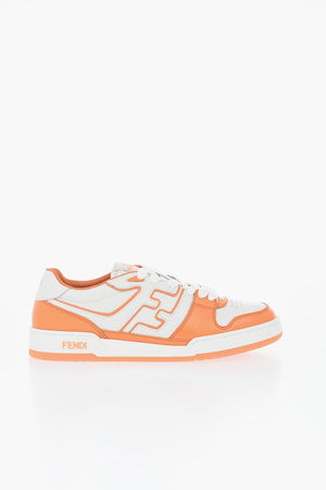 Leather Two-Tone Sneakers MATCH