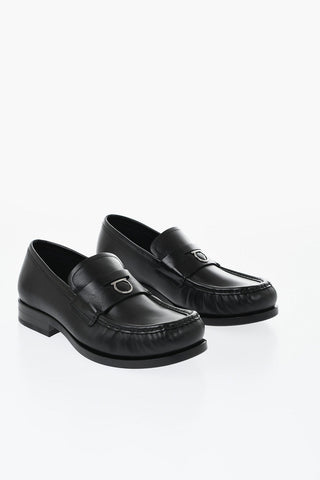 Brushed Leather Penny Loafers DELMO