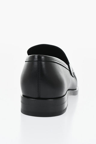 Brushed Leather Penny Loafers DELMO