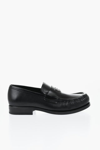 Brushed Leather Penny Loafers DELMO