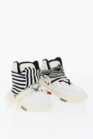 Leather High-Top Sneakers BANDANA