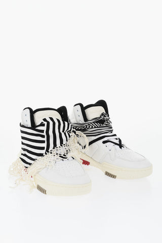 Leather High-Top Sneakers BANDANA