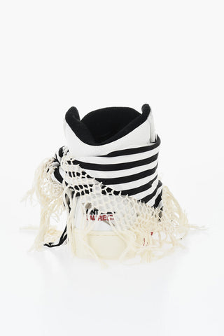 Leather High-Top Sneakers BANDANA