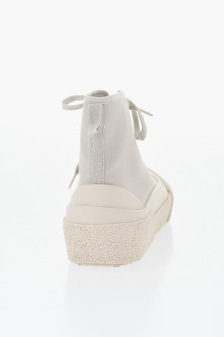 Hohe Sneaker NUMBERS aus Canvas mit Gummispitze