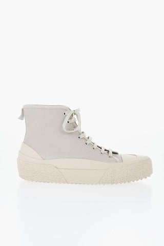 Hohe Sneaker NUMBERS aus Canvas mit Gummispitze