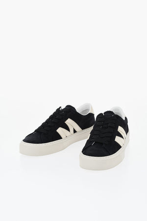 Sneakers in Suede MONACO con Dettagli a Contrasto