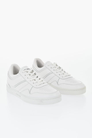 TRAINER Lace-Up Leather Sneakers