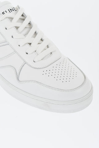 TRAINER Schnür-Sneaker aus Leder