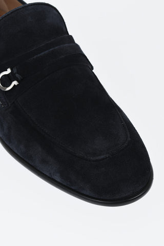 Suede Moccasins DESIO with Logo Detail