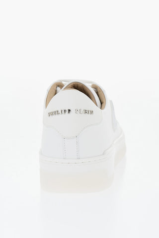 Niedrige Sneaker LIQUID HEXAGON aus Leder