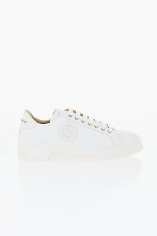 Niedrige Sneaker LIQUID HEXAGON aus Leder