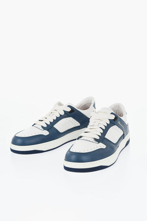Ledersneaker AIR mit kontrastierenden Details