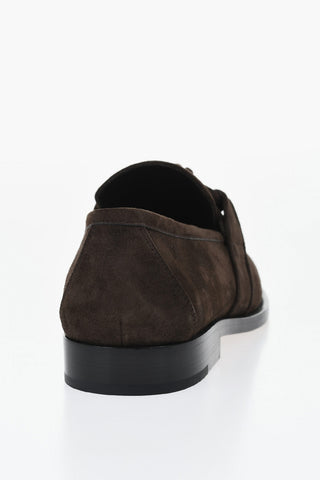 Suede Loafers KNOT with Leather Sole