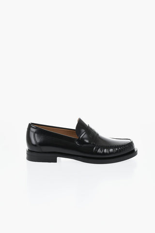 Brushed Leather Penny Loafers FILLMORE