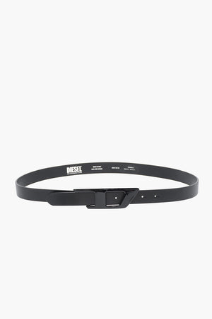 Leather Belt With 25mm Monogram Buckle