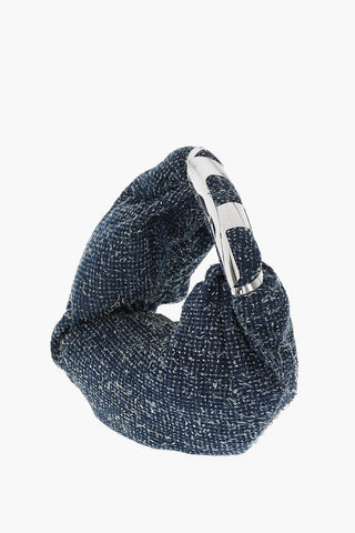 Denim Hobo-Tasche GRAB-D mit Metall-Monogramm