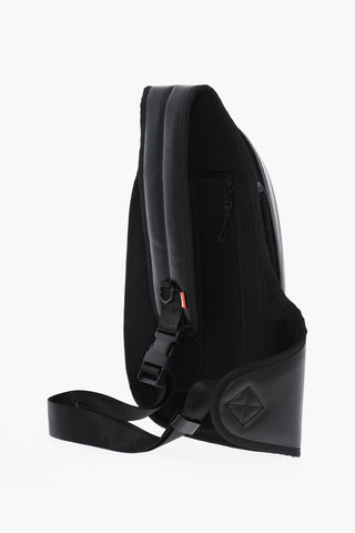 Rucksack aus Leder und perforiertem Stoff mit Maxi-Monogramm