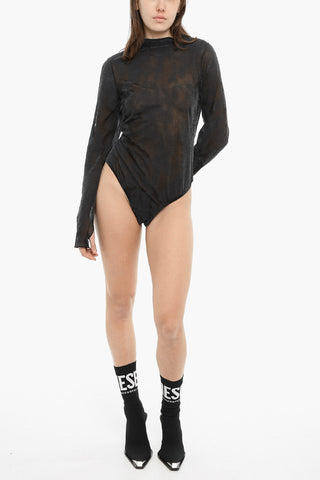 FENTY BY RIHANNA Einfarbiger Body mit langen Ärmeln