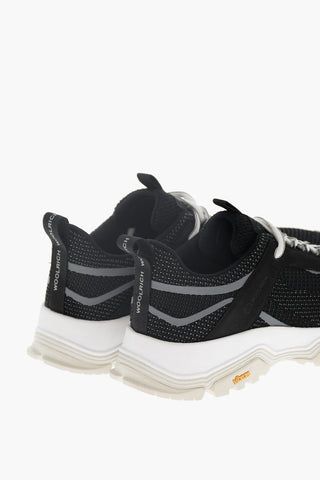 Sneakers Basse RUNNER in Tessuto Traforato con Dettaglio in Suede