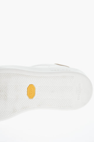 Leather Low-Top Sneakers With Contrasting Detail