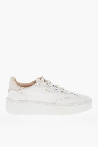 Sneakers Basse in Pelle a Tinta Unita