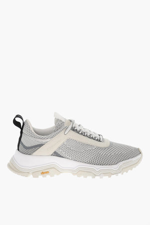 Sneakers Basse RUNNER in Tessuto Traforato con Dettaglio in Suede