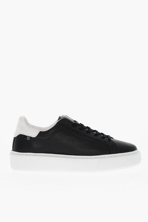 Sneakers Basse in Pelle Martellata