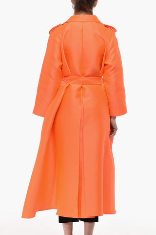 Wickel-Trench LANVIN aus Satin in Seidenmischung