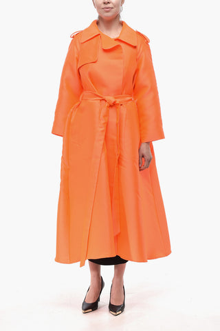 Wickel-Trench LANVIN aus Satin in Seidenmischung