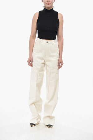 5-Pocket-Hose aus Leinenmischung