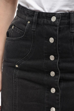 ETOILE Gonna Midi in Denim VANDY con Abbottonatura Frontale