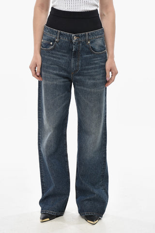 SPORTMAX Jeans AFOSO With 25cm Elastic Waistband