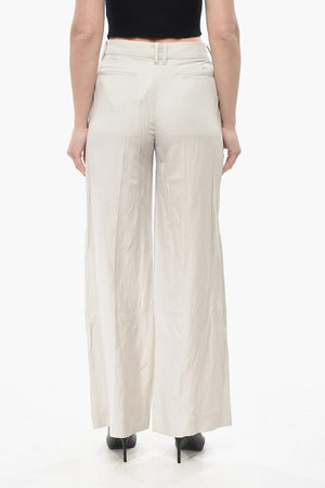 Straight-Fit NOXY Silk-Blend Pants