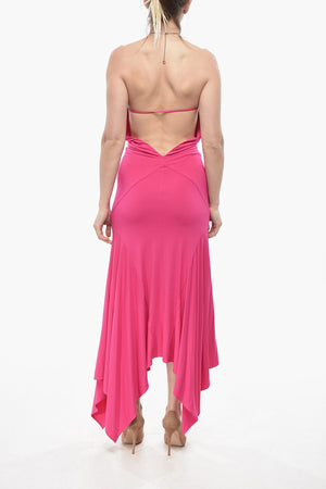 Neckholder-Kleid aus Jersey